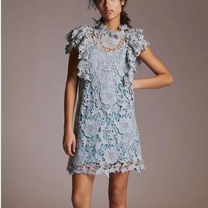 Anthropologie Blue Tassel Dress- Brand New